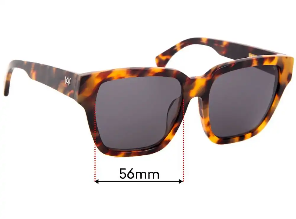 Sunglass Fix Replacement Lenses for AM Eyewear Allebi - 56mm Wide Sunglass Fix Replacement Lenses for AM Eyewear Allebi - 56mm Wide