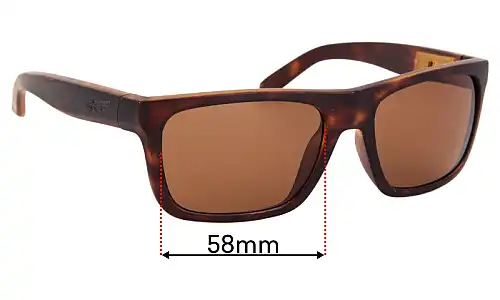 Sunglass Fix Replacement Lenses for Arnette Dropout AN4176 - 58mm Wide Sunglass Fix Replacement Lenses for Arnette Dropout AN4176 - 58mm Wide