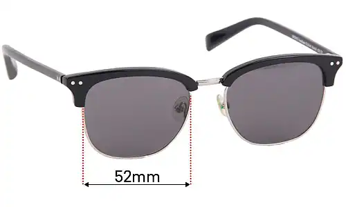 Sunglass Fix Replacement Lenses for Bailey Nelson Bronte - 52mm Wide Bailey Nelson Bronte Replacement Lenses 52mm wide
