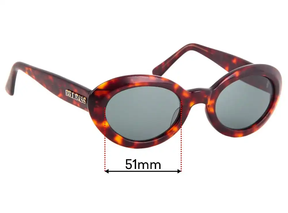 Sunglass Fix Replacement Lenses for Bill Bass 2953 - 51mm Wide Sunglass Fix Replacement Lenses for Bill Bass 2953 - 51mm Wide
