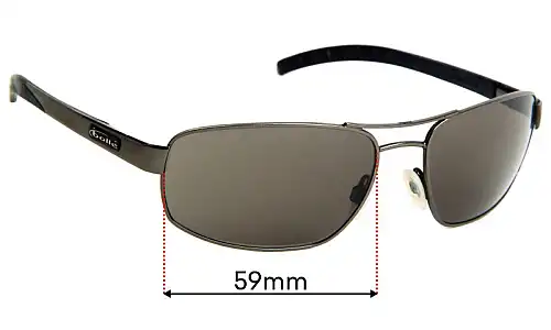 Sunglass Fix Replacement Lenses for Bolle Bounce - 59mm Wide Sunglass Fix Replacement Lenses for Bolle Bounce - 59mm Wide