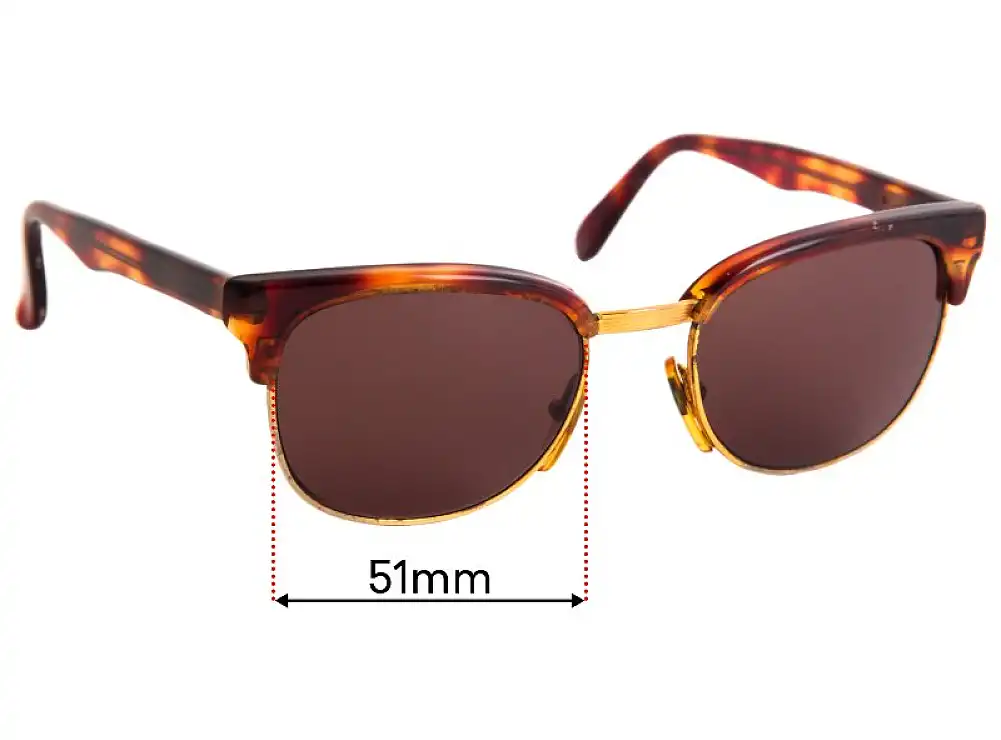 Sunglass Fix Replacement Lenses for Bolle 1465 - 51mm Wide Sunglass Fix Replacement Lenses for Bolle 1465 - 51mm Wide