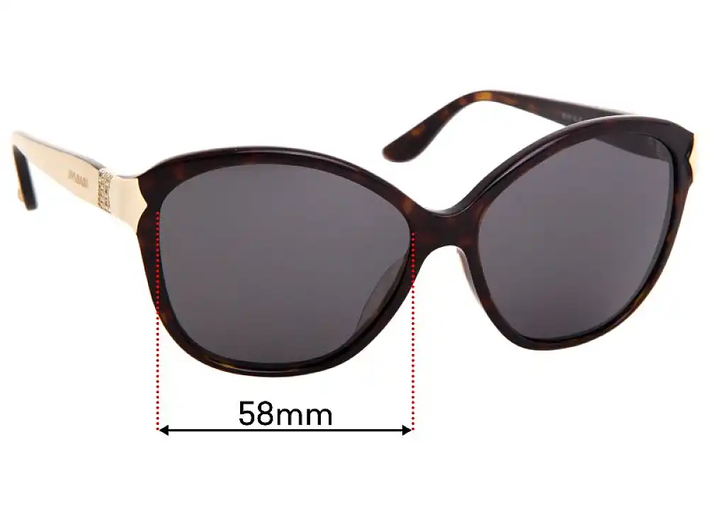 Bvlgari 8092-B-A Replacement Lenses 58mm Bvlgari 8092-B-A Replacement Lenses 58mm
