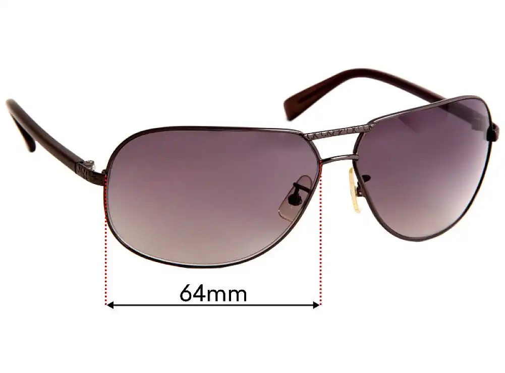 Sunglass Fix Replacement Lenses for Calvin Klein CK1088S - 64mm Wide Sunglass Fix Replacement Lenses for Calvin Klein CK1088S - 64mm Wide