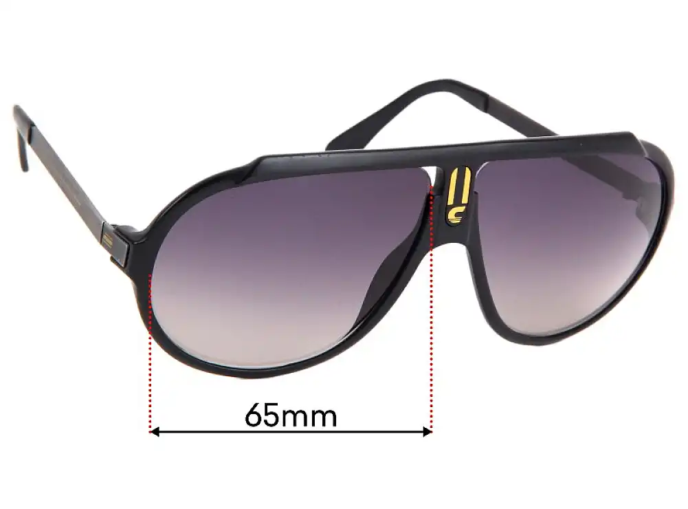Sunglass Fix Replacement Lenses for Carrera 5512 - 65mm Wide Sunglass Fix Replacement Lenses for Carrera 5512 - 65mm Wide