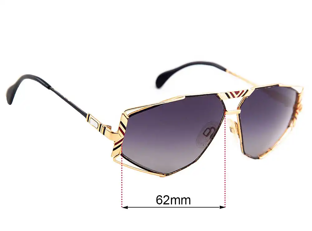 Sunglass Fix Replacement Lenses for Cazal MOD 956 - 62mm Wide Sunglass Fix Replacement Lenses for Cazal MOD 956 - 62mm Wide