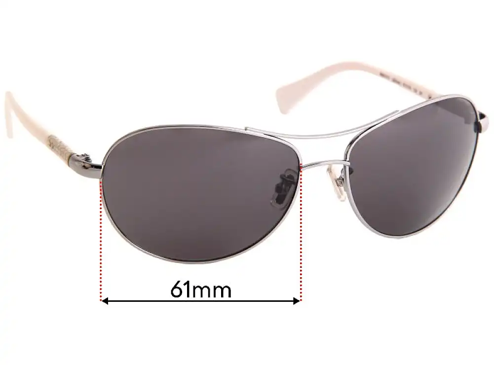 Sunglass Fix Replacement Lenses for Coach HC7006 Allegra - 61mm Wide Sunglass Fix Replacement Lenses for Coach HC7006 Allegra - 61mm Wide