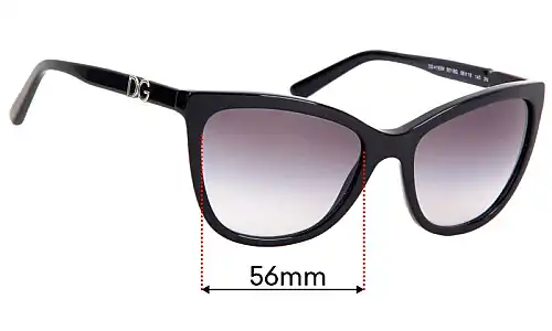 Sunglass Fix Replacement Lenses for Dolce & Gabbana DG4193M - 56mm Wide Sunglass Fix Replacement Lenses for Dolce & Gabbana DG4193M - 56mm Wide