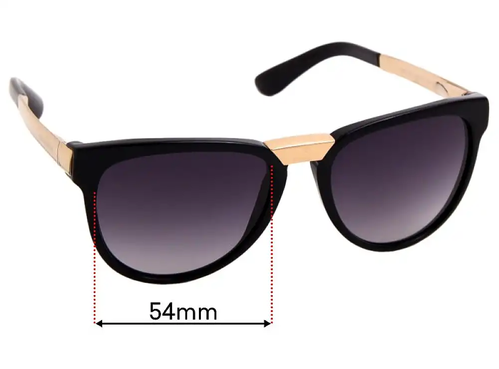 Sunglass Fix Replacement Lenses for Dolce & Gabbana DG4257-F - 54mm Wide Sunglass Fix Replacement Lenses for Dolce & Gabbana DG4257-F - 54mm Wide