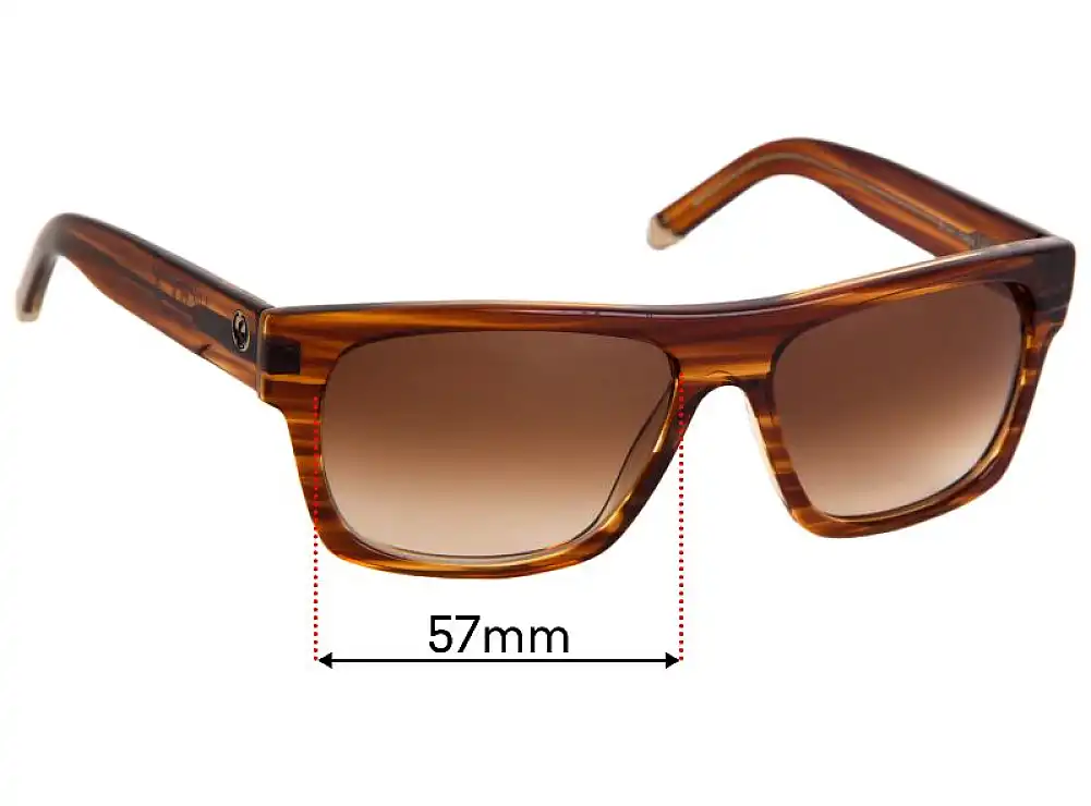 Sunglass Fix Replacement Lenses for Dragon Viceroy - 57mm Wide Sunglass Fix Replacement Lenses for Dragon Viceroy - 57mm Wide