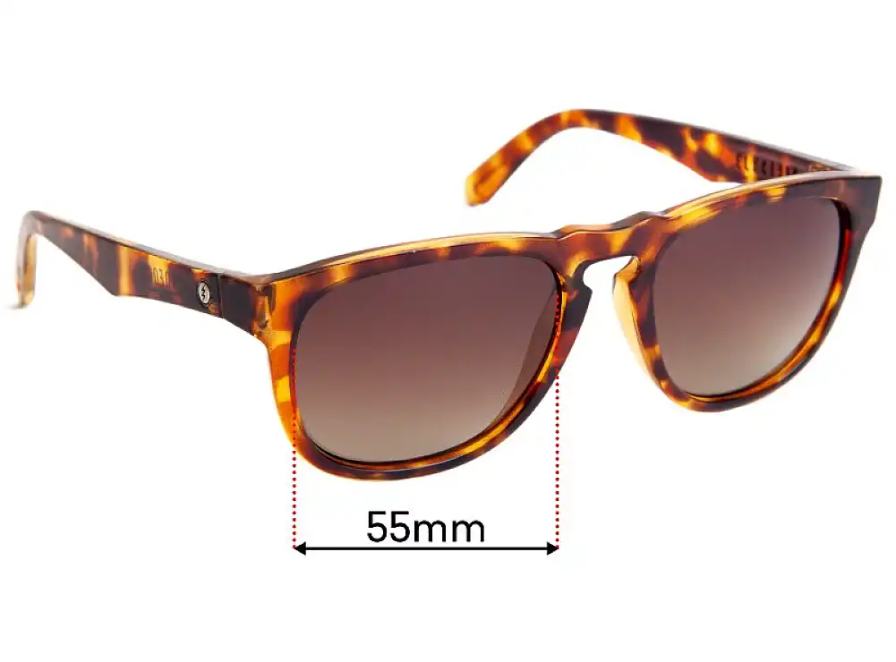 Sunglass Fix Replacement Lenses for Electric Leadfoot - 55mm Wide Sunglass Fix Replacement Lenses for Electric Leadfoot - 55mm Wide
