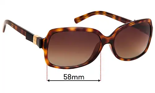 Sunglass Fix Replacement Lenses for Furla Scilla SU4770J - 58mm Wide Sunglass Fix Replacement Lenses for Furla Scilla SU4770J - 58mm Wide