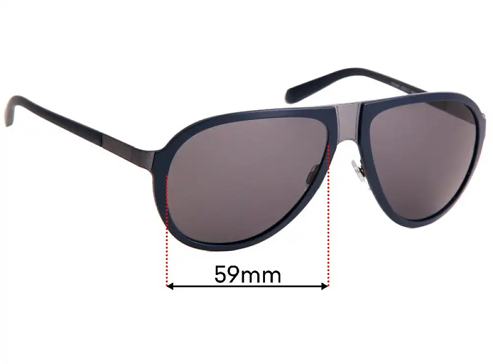 Sunglass Fix Replacement Lenses for Giorgio Armani AR 6008 - 59mm Wide Sunglass Fix Replacement Lenses for Giorgio Armani AR 6008 - 59mm Wide