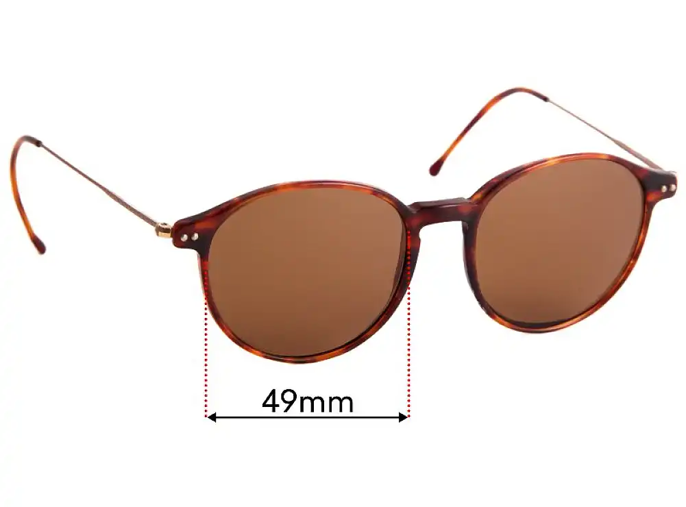 Sunglass Fix Replacement Lenses for Giorgio Armani 174-S - 49mm Wide Sunglass Fix Replacement Lenses for Giorgio Armani 174-S - 49mm Wide