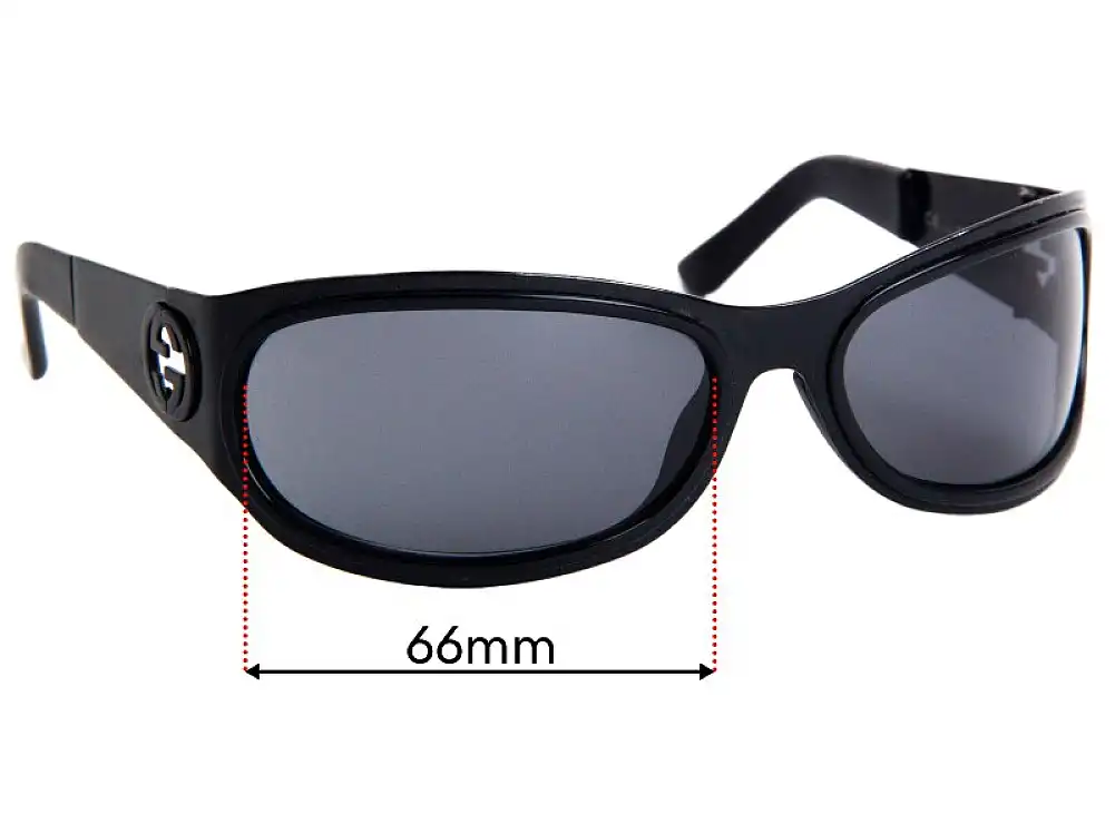 Sunglass Fix Replacement Lenses for Gucci GG 2755/S - 66mm Wide Sunglass Fix Replacement Lenses for Gucci GG 2755/S - 66mm Wide