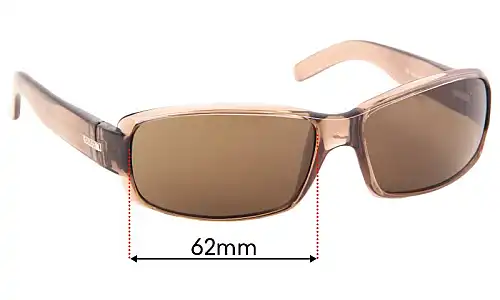 Sunglass Fix Replacement Lenses for Gucci GG1445/S - 62mm Wide Gucci GG1445/S Replacement Lenses 62mm wide