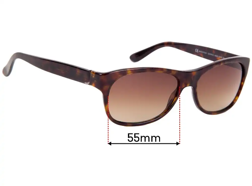 Sunglass Fix Replacement Lenses for Gucci GG1573/S - 55mm Wide Sunglass Fix Replacement Lenses for Gucci GG1573/S - 55mm Wide