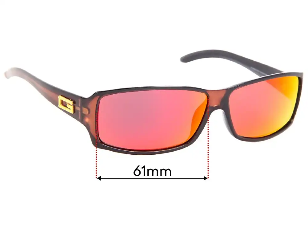 Sunglass Fix Replacement Lenses for Gucci GG2515/S - 61mm Wide Sunglass Fix Replacement Lenses for Gucci GG2515/S - 61mm Wide