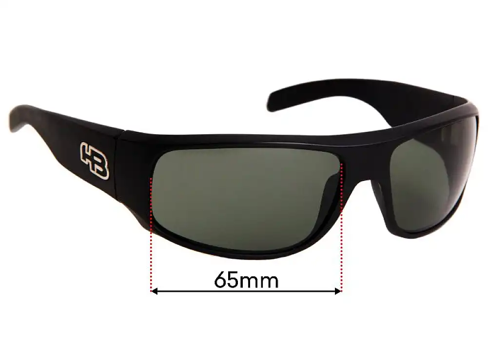 Sunglass Fix Replacement Lenses for Hot Buttered Rage - 65mm Wide Sunglass Fix Replacement Lenses for Hot Buttered Rage - 65mm Wide