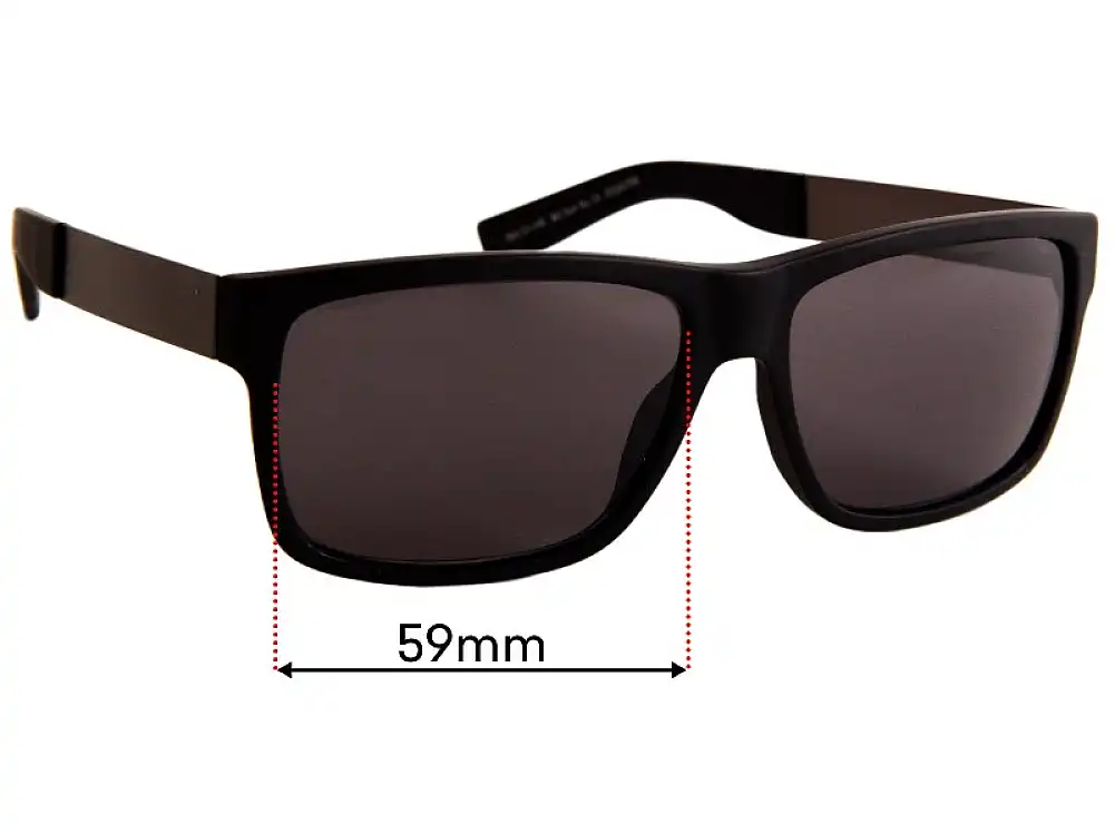 Sunglass Fix Replacement Lenses for Hugo Boss BO Sun Rx 19 - 59mm Wide Sunglass Fix Replacement Lenses for Hugo Boss BO Sun Rx 19 - 59mm Wide