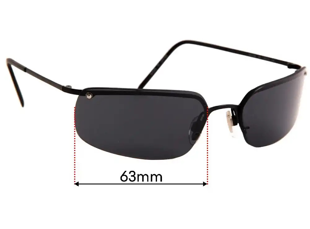 Sunglass Fix Replacement Lenses for Hugo Boss HB5789 - 63mm Wide Sunglass Fix Replacement Lenses for Hugo Boss HB5789 - 63mm Wide