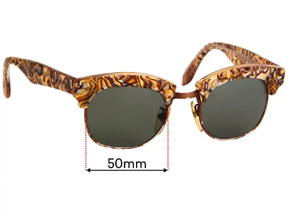 Sunglass Fix Replacement Lenses for L.A.Eyeworks Gigantor - 50mm Wide Sunglass Fix Replacement Lenses for L.A.Eyeworks Gigantor - 50mm Wide