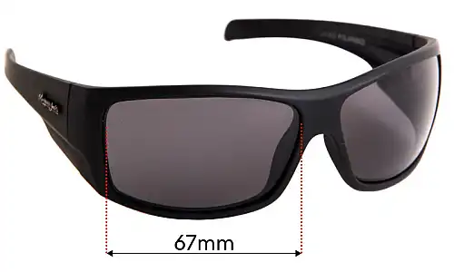 Sunglass Fix Replacement Lenses for Mangrove Jacks Desert Storm - 67mm Wide Sunglass Fix Replacement Lenses for Mangrove Jacks Desert Storm - 67mm Wide