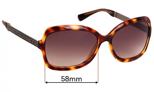 Sunglass Fix Replacement Lenses for Marc by Marc Jacobs MMJ 127/S - 58mm Wide Marc by Marc Jacobs MMJ 127/S Replacement Lenses 58mm wide
