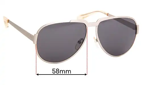 Sunglass Fix Replacement Lenses for Marc by Marc Jacobs MMJ 193/S - 58mm Wide Marc by Marc Jacobs MMJ 193/S Replacement Lenses 58mm wide