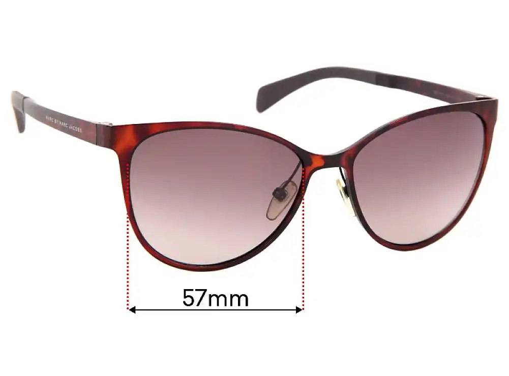 Sunglass Fix Replacement Lenses for Marc by Marc Jacobs MMJ 451/S Aioha - 57mm Wide Sunglass Fix Replacement Lenses for Marc by Marc Jacobs MMJ 451/S Aioha - 57mm Wide