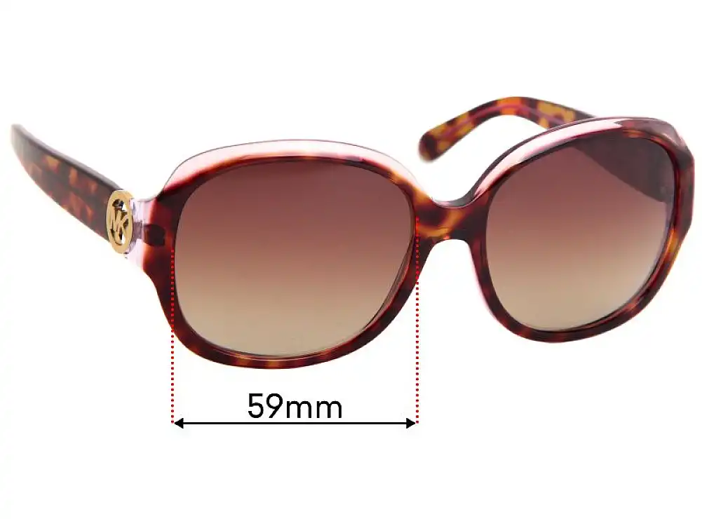 Sunglass Fix Replacement Lenses for Michael Kors MK6004 Kauai - 59mm Wide Sunglass Fix Replacement Lenses for Michael Kors MK6004 Kauai - 59mm Wide