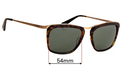 Sunglass Fix Replacement Lenses for Mosley Tribes Woodward MT2032S - 54mm Wide Sunglass Fix Replacement Lenses for Mosley Tribes Woodward MT2032S - 54mm Wide