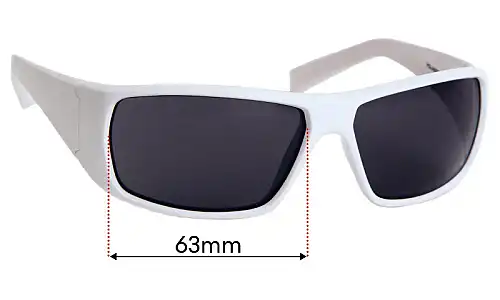 Sunglass Fix Replacement Lenses for Nike EV0649 Grind - 63mm Wide Sunglass Fix Replacement Lenses for Nike EV0649 Grind - 63mm Wide