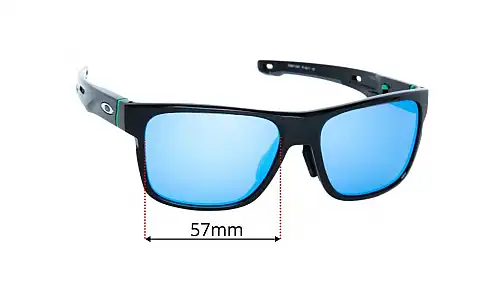 Sunglass Fix Replacement Lenses for Oakley Crossrange OO9371 (Asian Fit) - 57mm Wide Oakley Crossrange OO9371 (Asian Fit) Replacement Lenses 57mm wide