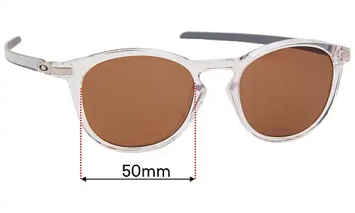 Sunglass Fix Replacement Lenses for Oakley Pitchman R Carbon OX8149 - 50mm Wide Oakley Pitchman R Carbon OX8149 Replacement Lenses 50mm wide