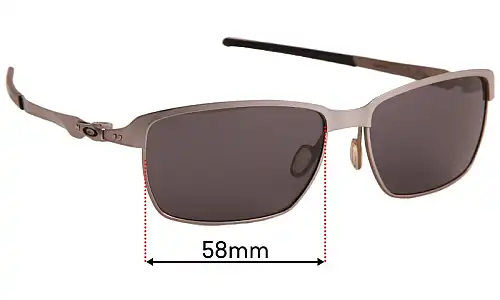 Sunglass Fix Replacement Lenses for Oakley Tinfoil OO4083 - 58mm Wide Sunglass Fix Replacement Lenses for Oakley Tinfoil OO4083 - 58mm Wide