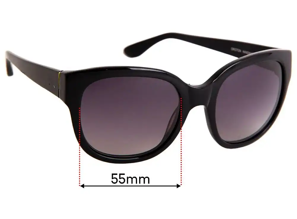 Sunglass Fix Replacement Lenses for Oroton Agathis - 55mm Wide Sunglass Fix Replacement Lenses for Oroton Agathis - 55mm Wide
