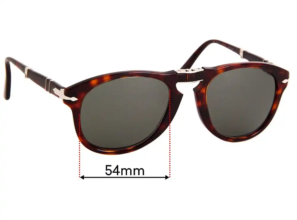 Sunglass Fix Replacement Lenses for Persol 714 - 54mm Wide Sunglass Fix Replacement Lenses for Persol 714 - 54mm Wide