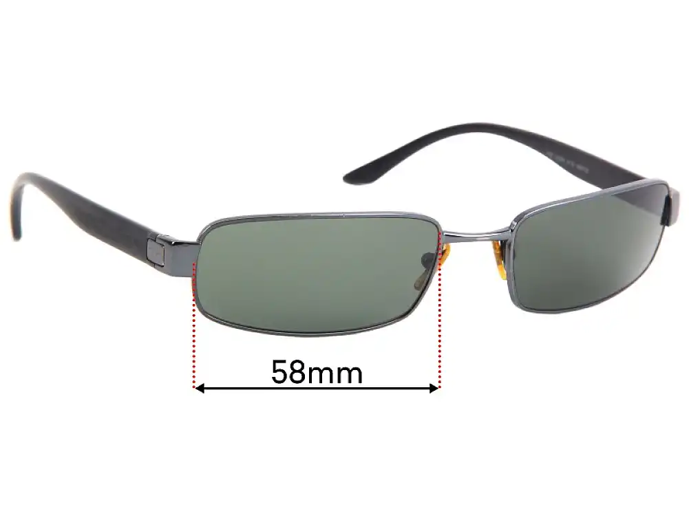 Sunglass Fix Replacement Lenses for Ray Ban RB3256 - 58mm Wide Sunglass Fix Replacement Lenses for Ray Ban RB3256 - 58mm Wide