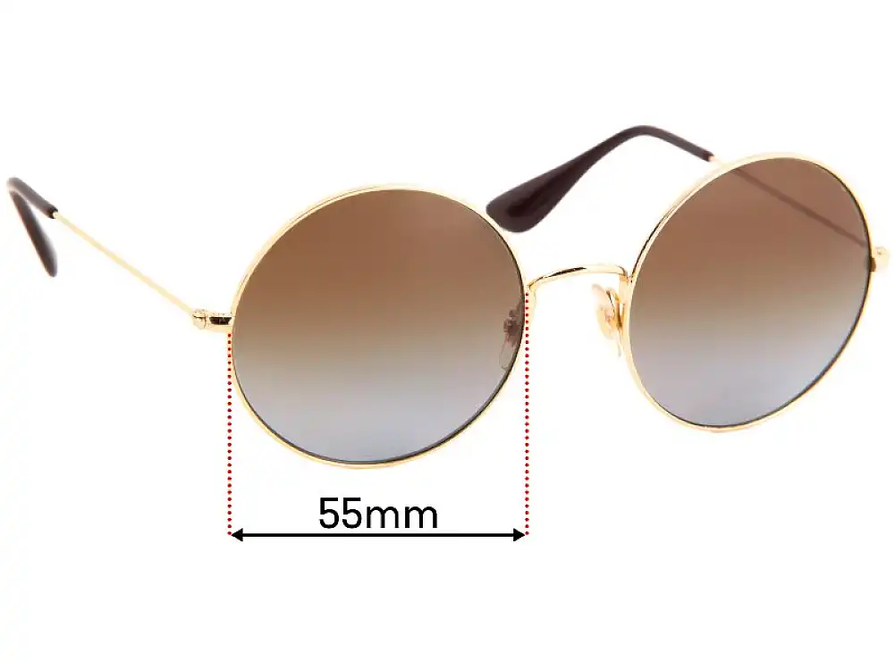 Sunglass Fix Replacement Lenses for Ray-Ban RB3592 Ja-Jo - 55mm Wide Sunglass Fix Replacement Lenses for Ray-Ban RB3592 Ja-Jo - 55mm Wide
