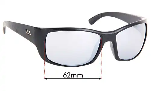 Sunglass Fix Replacement Lenses for Ray-Ban RB4149 - 62mm Wide Ray-Ban RB4149 Replacement Lenses 62mm wide