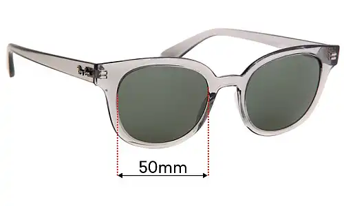 Sunglass Fix Replacement Lenses for Ray-Ban RB4324 - 50mm Wide Ray-Ban RB4324 Replacement Lenses 50mm wide