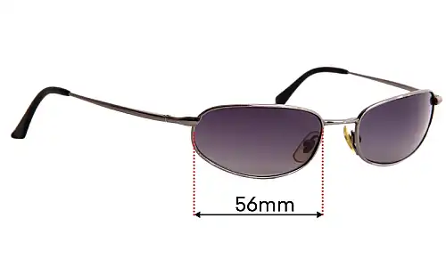 Sunglass Fix Replacement Lenses for Ray-Ban RB8020 Orbs - 56mm Wide Ray-Ban RB8020 Orbs Replacement Lenses 56mm wide