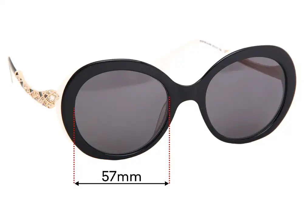 Sunglass Fix Replacement Lenses for Roberto Cavalli RC918S - 57mm Wide Sunglass Fix Replacement Lenses for Roberto Cavalli RC918S - 57mm Wide