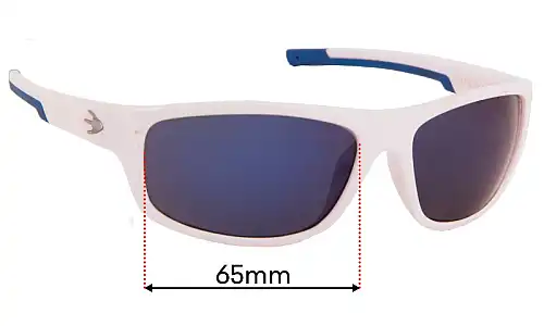 Sunglass Fix Replacement Lenses for Stingray Flathead - 65mm Wide Stingray Flathead Replacement Lenses 65mm wide