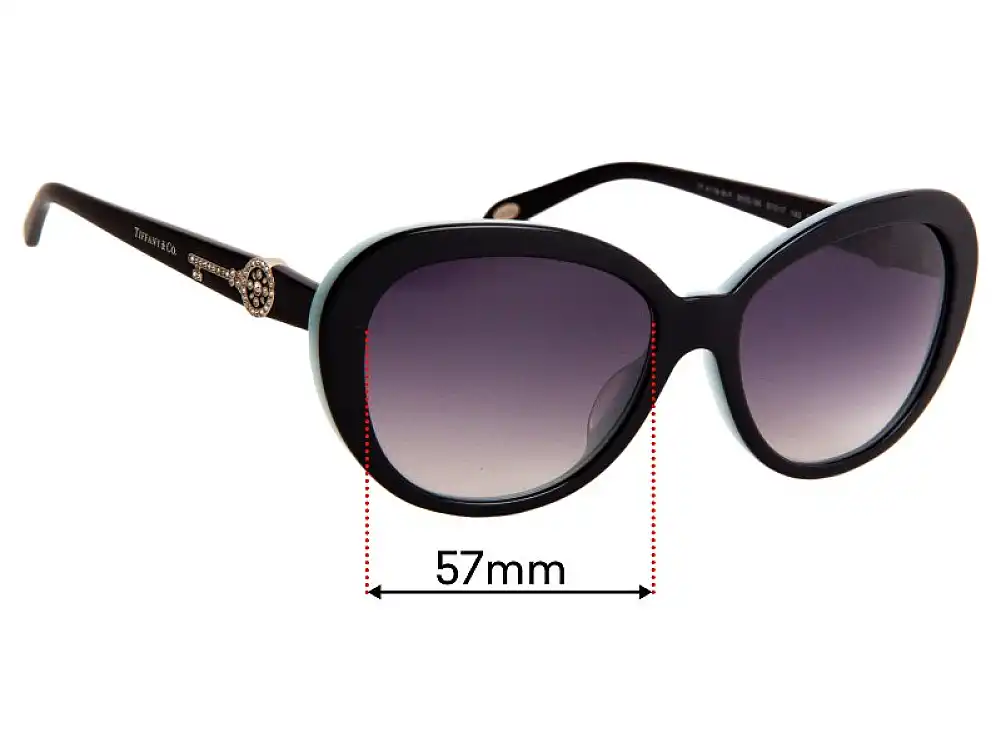 Sunglass Fix Replacement Lenses for Tiffany & Co TF 4118-B-F - 57mm Wide Sunglass Fix Replacement Lenses for Tiffany & Co TF 4118-B-F - 57mm Wide