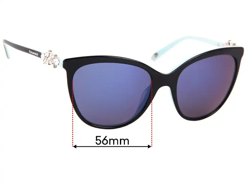 Sunglass Fix Replacement Lenses for Tiffany & Co TF 4131-B-F - 56mm Wide Sunglass Fix Replacement Lenses for Tiffany & Co TF 4131-B-F - 56mm Wide