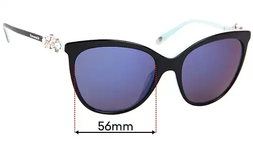 Sunglass Fix Replacement Lenses for Tiffany & Co TF 4131-B-F - 56mm Wide Tiffany & Co TF 4131-B-F Replacement Lenses 56mm wide