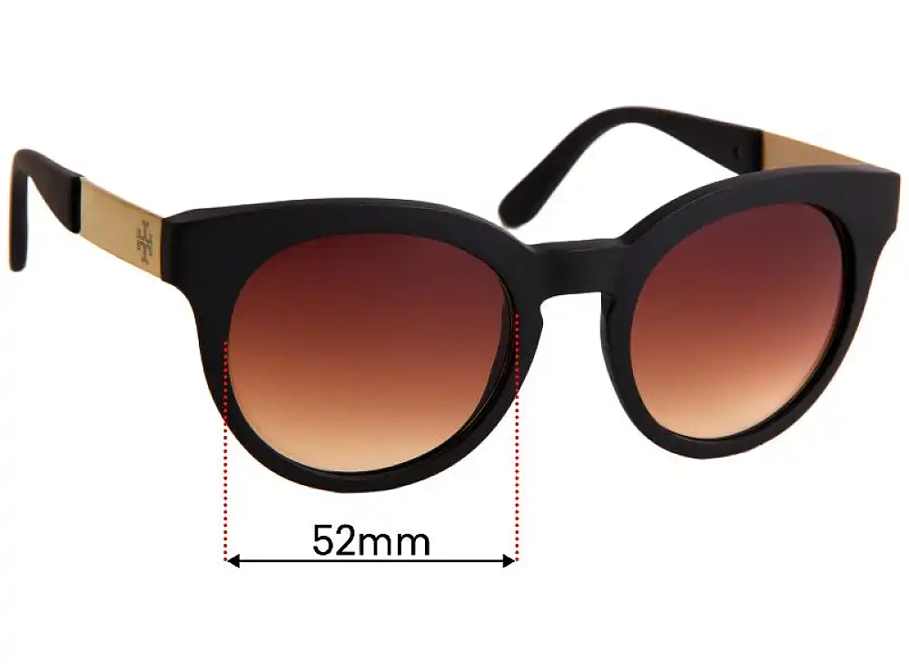 Sunglass Fix Replacement Lenses for Tory Burch TY9044 - 52mm Wide Sunglass Fix Replacement Lenses for Tory Burch TY9044 - 52mm Wide