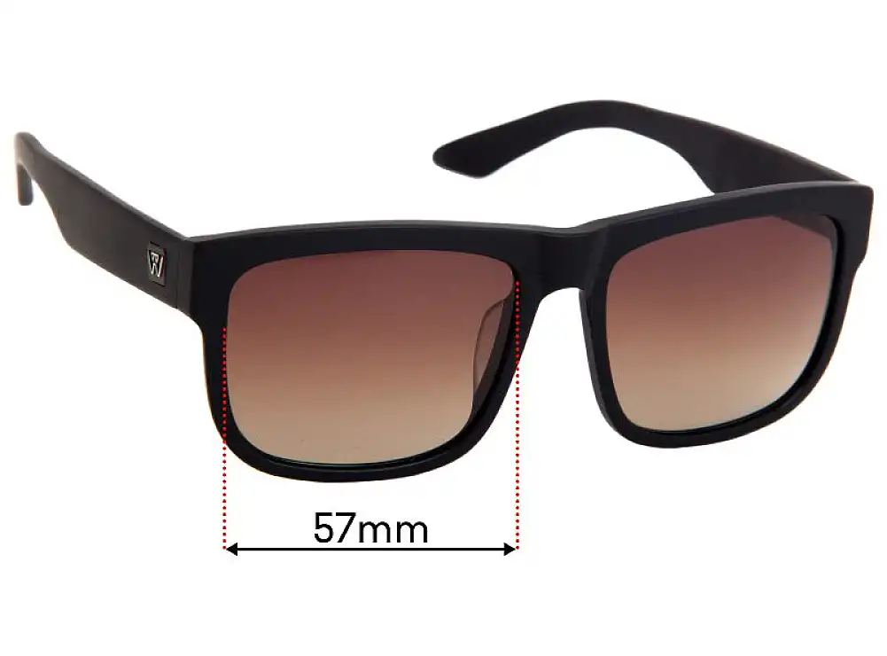 Sunglass Fix Replacement Lenses for Twice Lunar - 57mm Wide Sunglass Fix Replacement Lenses for Twice Lunar - 57mm Wide